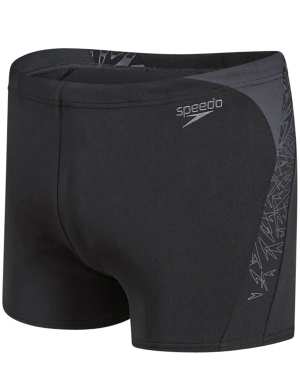 Speedo Hyper Boom Splice Aqua Shorts - Black/Grey